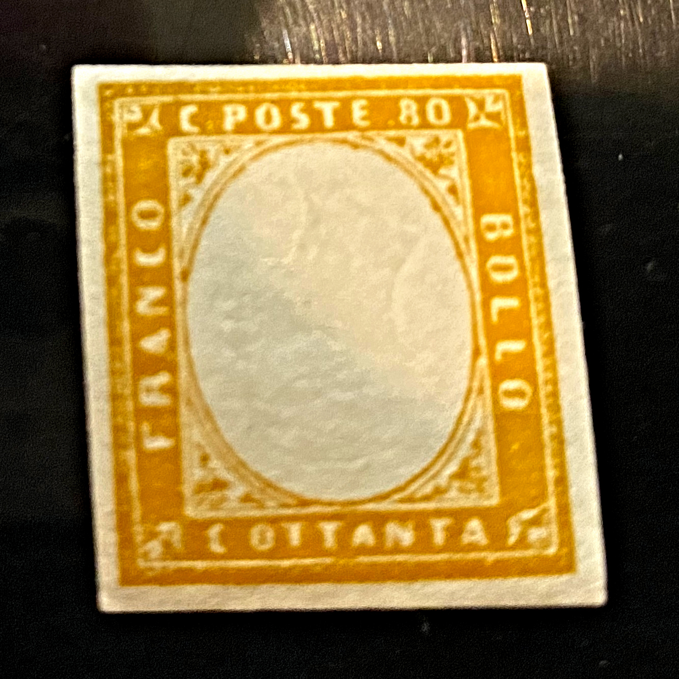 Unique Sardinia Postage Stamp 1862 | Unused Head Inverted Stamps