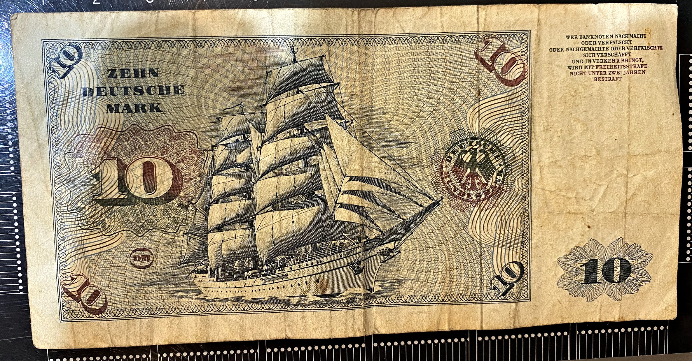 Ten Mark Banknote 1980 | German Banknote for Collectors