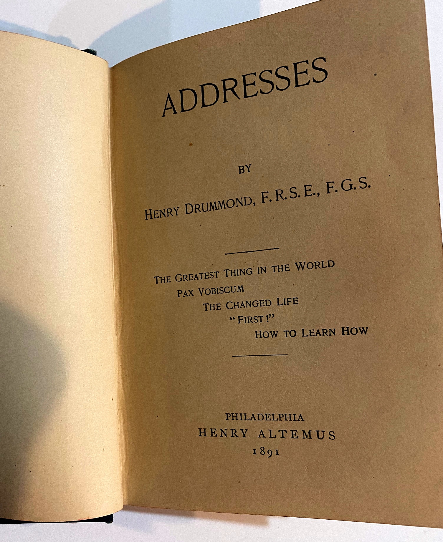 Discover the Timeless Wisdom of Henry Drummond's First Edition Book | The Greatest Thing In The World.